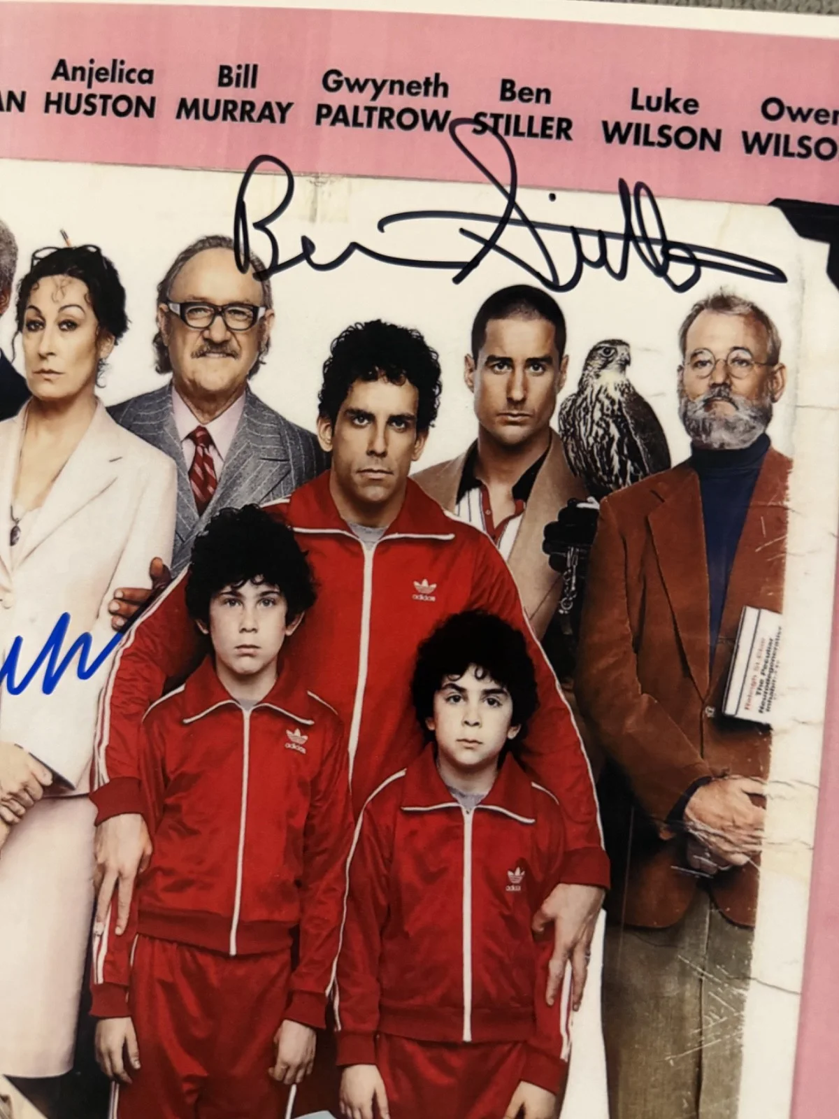 Ben Stiller, Gwyneth Paltrow, Owen Wilson — The Royal Tenenbaums Poster Hand Signed by Stiller, Paltrow, Wilson 11x17 w/ COA, изображение 3