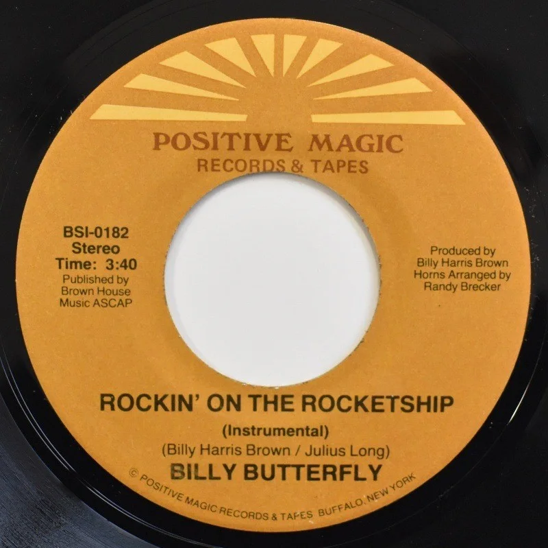 Billy Butterfly & The Butterfly Dream - Rockin' On The Rocket Ship (7"), image 2