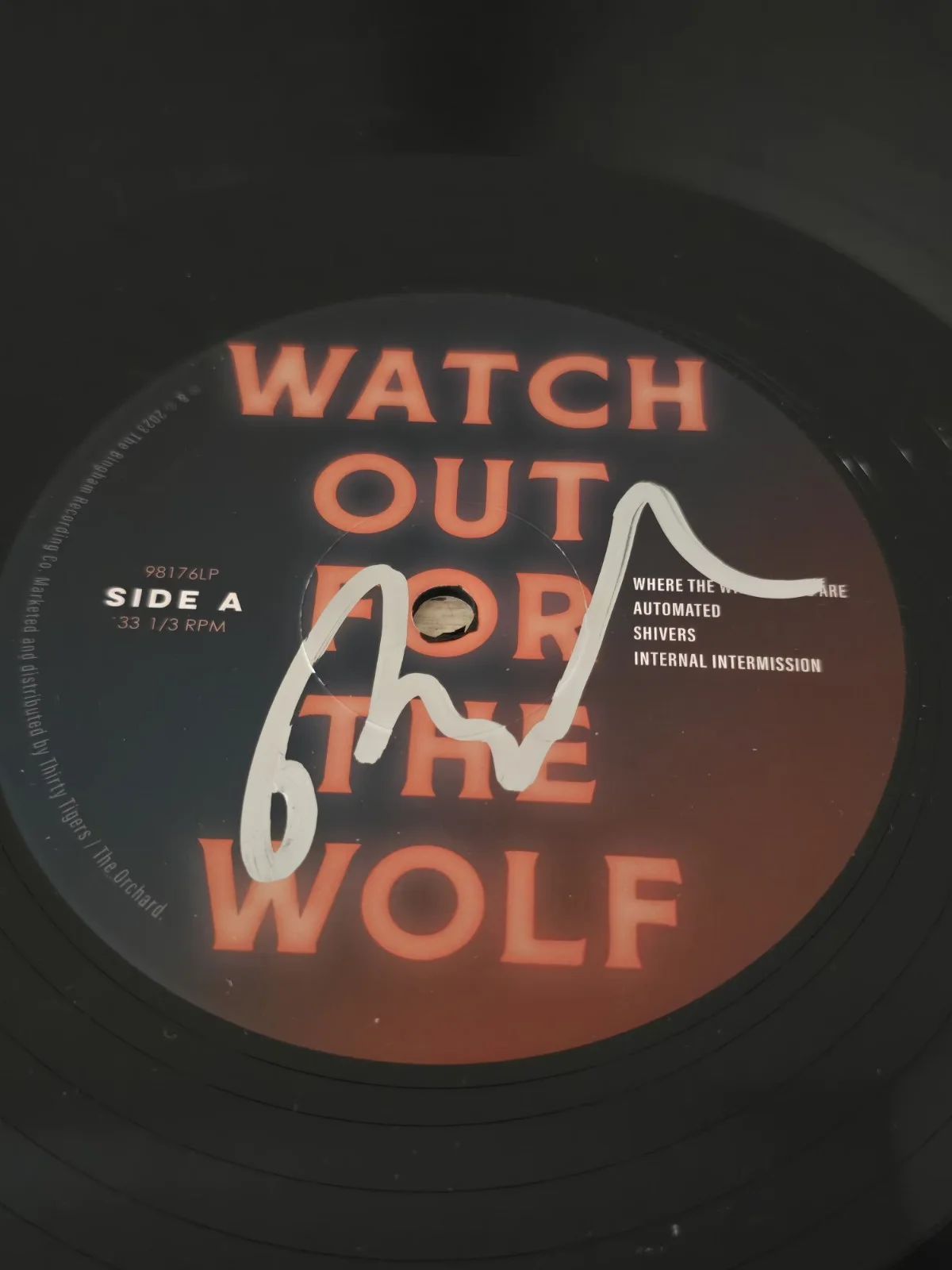 Ryan Bingham Signed Watch Out For The Wolf Record Disc LP JSA Coa Autographed, image 2