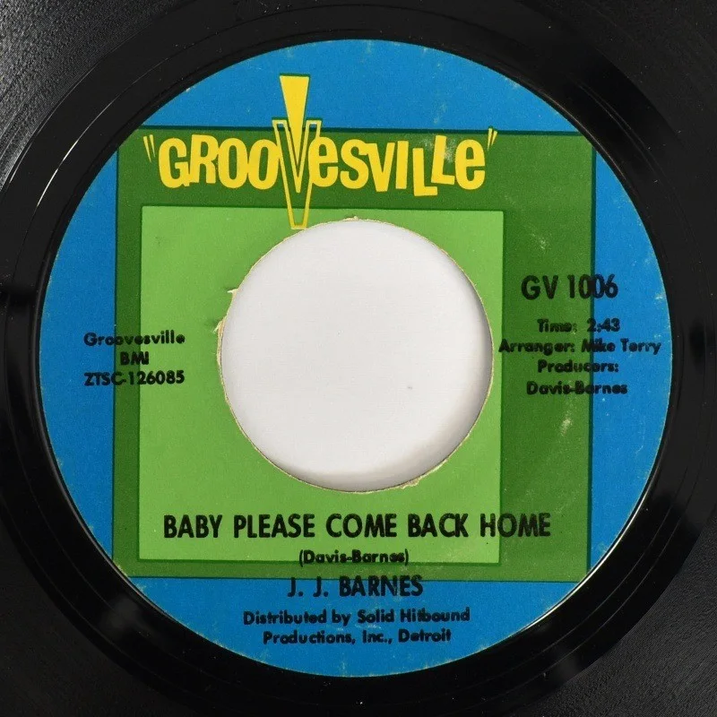 J.J. Barnes - Baby Please Come Back Home / Chains Of Love (7-inch), image 2