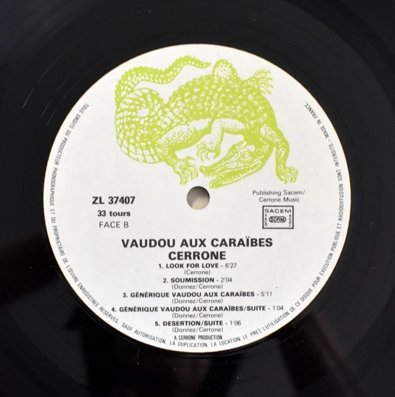 Cerrone - Vaudou Aux Caraibes (LP), image 3