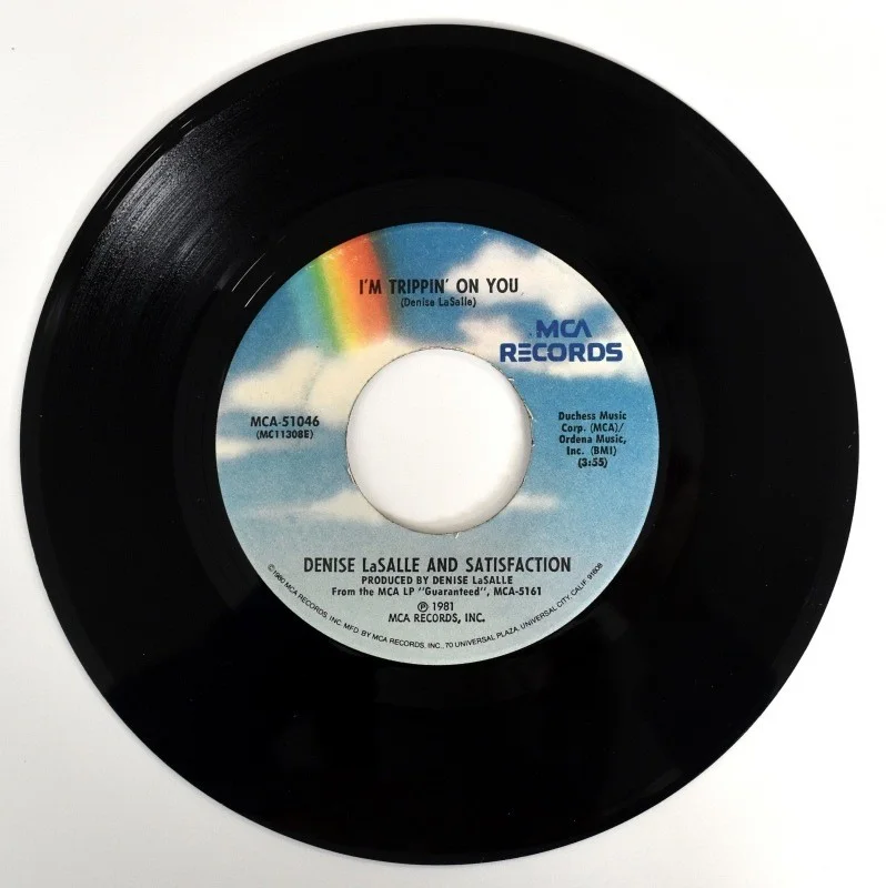 Denise LaSalle & Satisfaction - I'm Trippin' On You / I'll Get You Some Help (7", image 2
