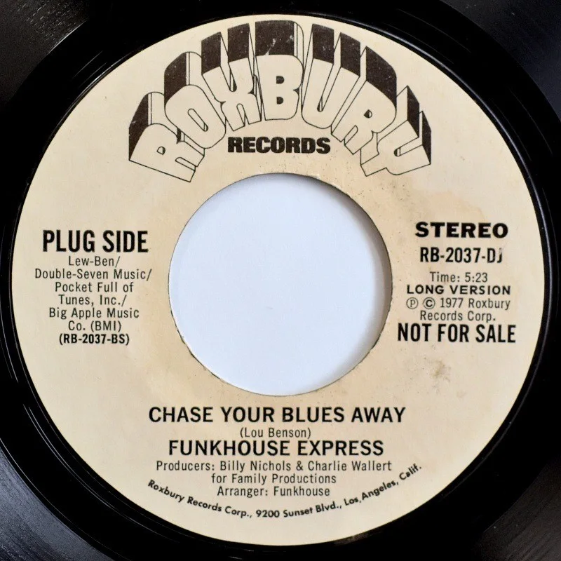 Funkhouse Express - Chase Your Blues Away / ST (7-inch), image 2