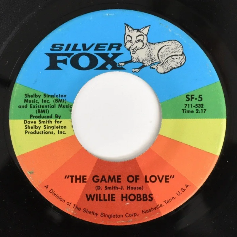 Willie Hobbs - Yes, My Goodness Yes / The Game Of Love (7-inch), изображение 2