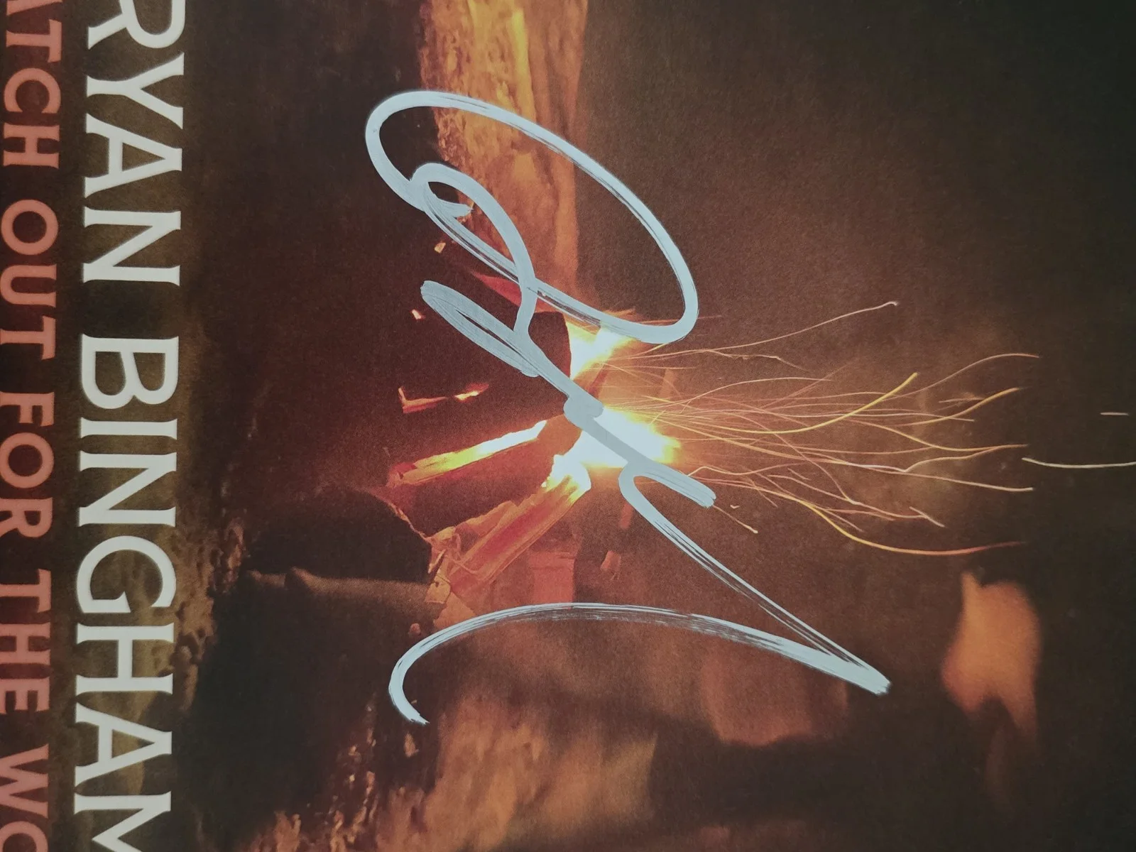 Ryan Bingham Signed Watch Out For The Wolf Vinyl Record LP JSA Coa Autographed, изображение 2