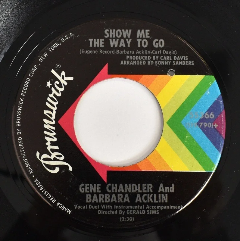 Gene Chandler & Barbara Acklin - Show Me The Way To Go / Love Won't Start (7"), image 2