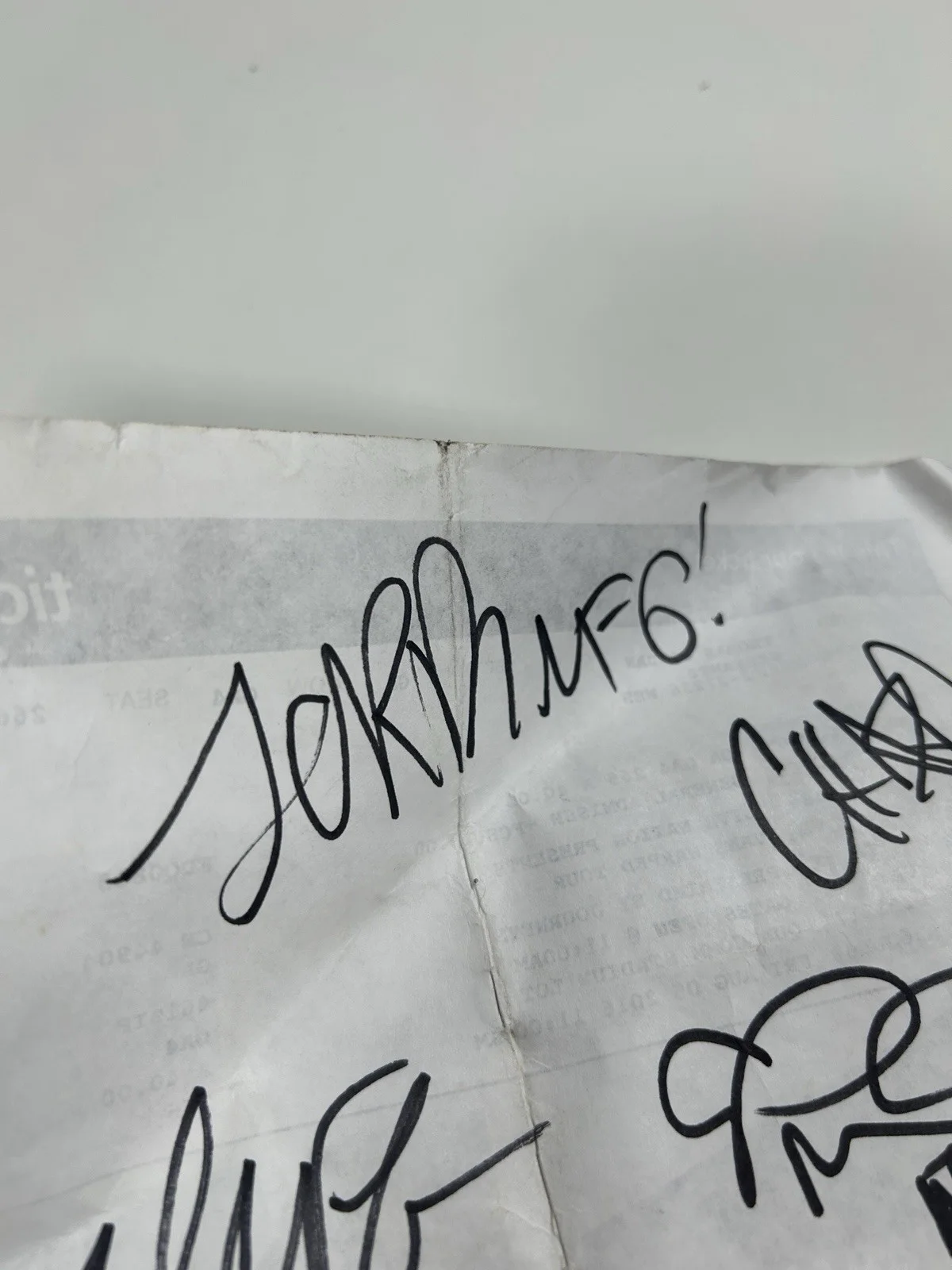 New Found Glory Signed Ticket From Warped Tour 2016, image 3