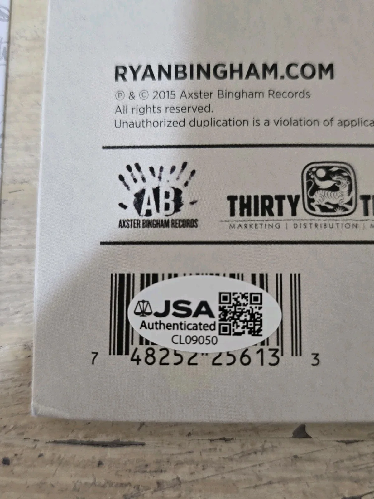 Ryan Bingham Signed Fear And Saturday Night Vinyl LP JSA CERT Autographed, изображение 4