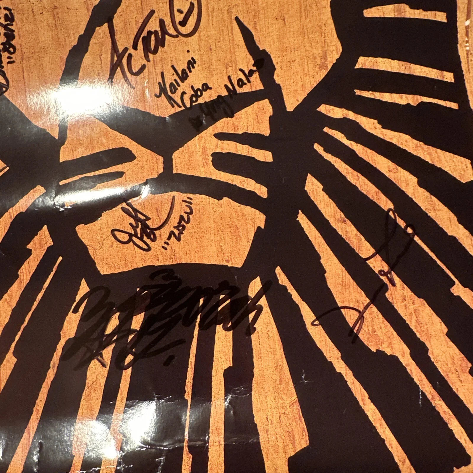 Cast — Disney Lion King Cast Signed Poster Autographed Broadway Theater Play, изображение 5