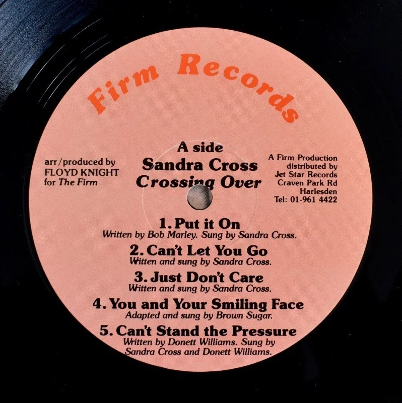 Sandra Cross - Crossing Over... [LP], image 2