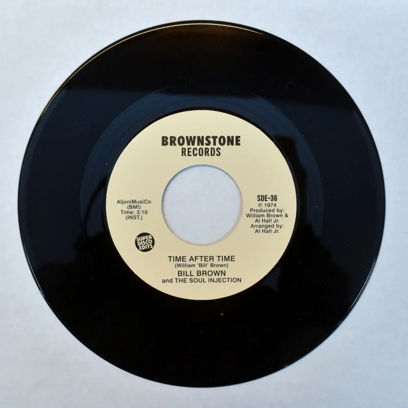 Bill Brown & The Soul Injection - Time After Time / ST [7-inch], изображение 2