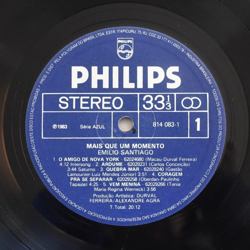 Emilio Santiago - Mais Que Um Momento [LP], image 3