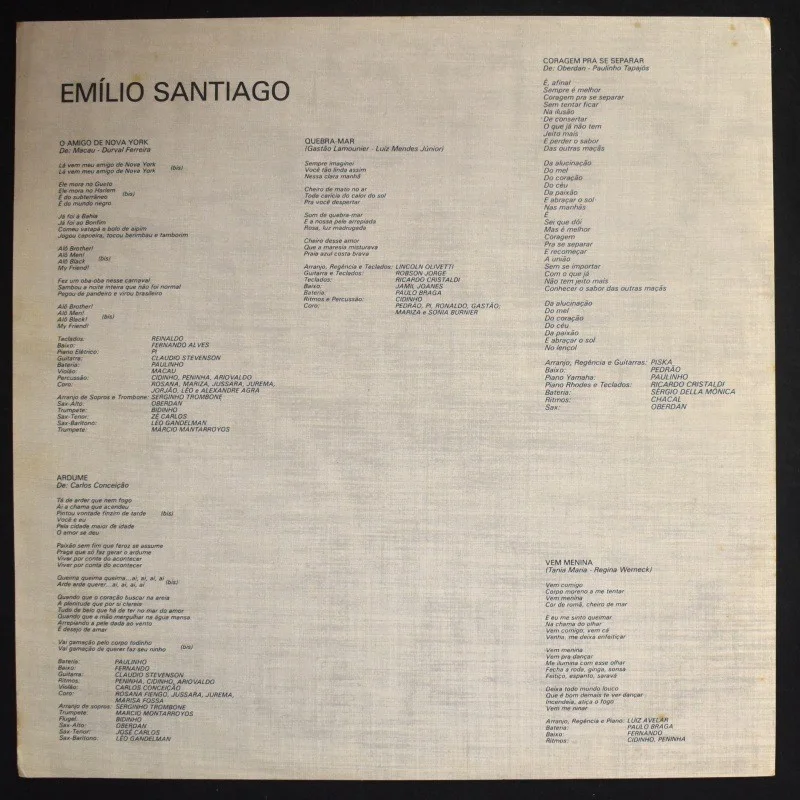 Emilio Santiago - Mais Que Um Momento [LP], image 4