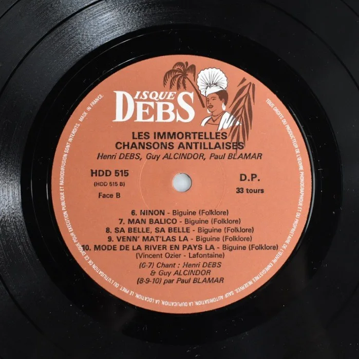 Les Immortelles Chansons Antillaises (Henri Debs / Guy Alcindor / Paul Blamar), image 2