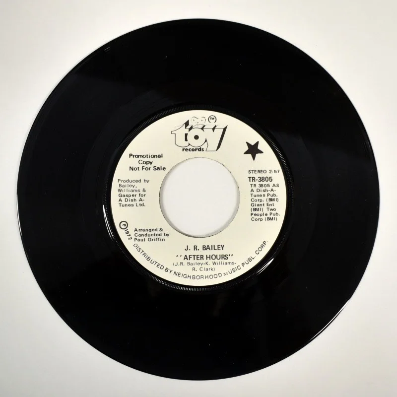 J.R. Bailey - After Hours / Heaven On Earth (7" Promo), image 2