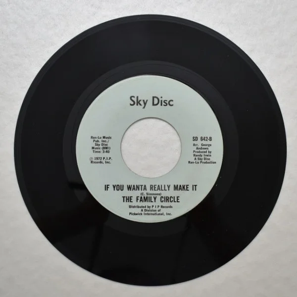 The Family Circle - Change / If You Wanta Really Make It (7" Single), изображение 2