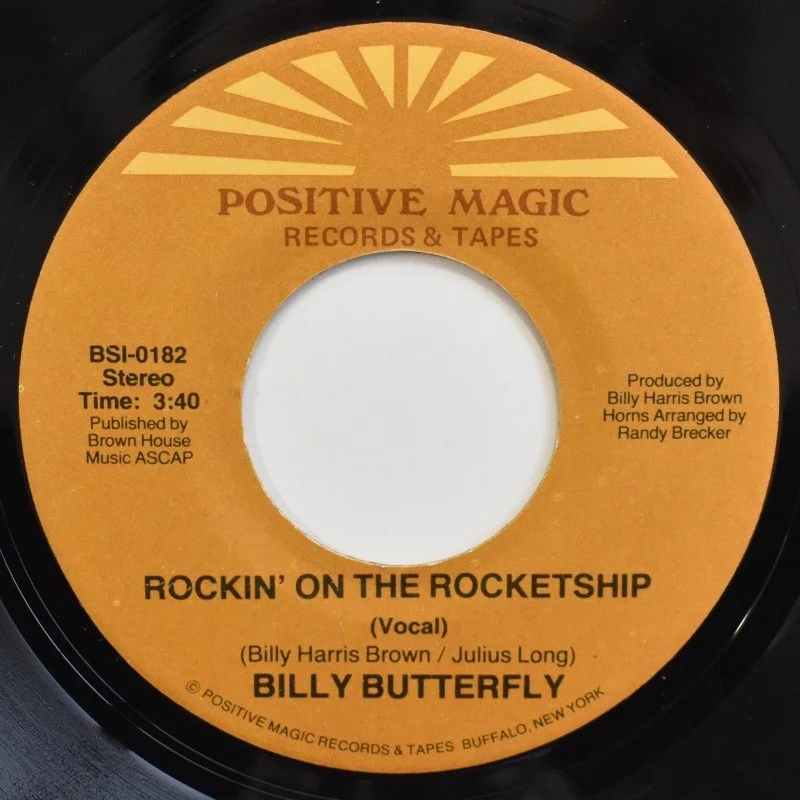 Billy Butterfly - Rockin' On The Rocket Ship (7in Vinyl), изображение 2