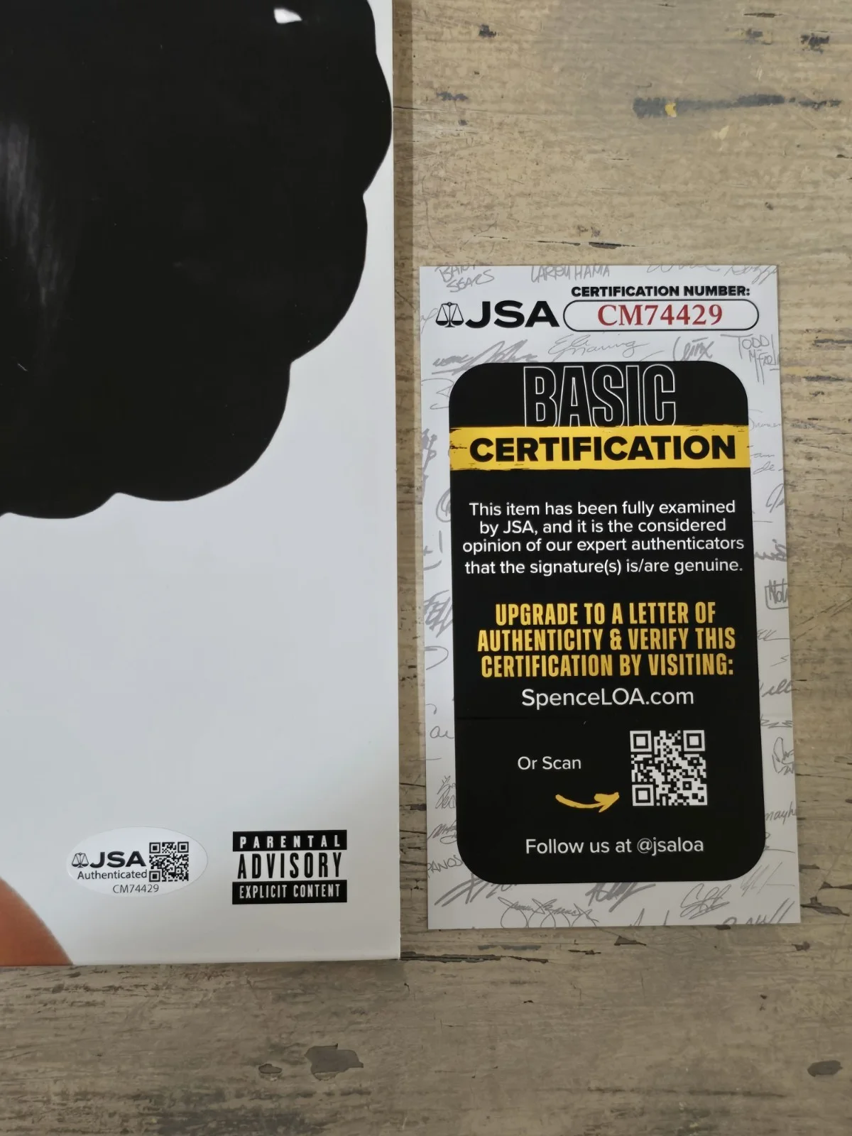MARIAH THE SCIENTIST SIGNED AUTOGRAPHED VINYL ALBUM LP JSA TO BE EATEN ALIVE, изображение 4