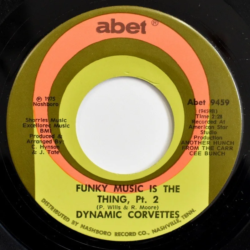 Dynamic Corvettes - Funky Music Is The Thing Pt.1 / Pt.2 (7-inch), image 2