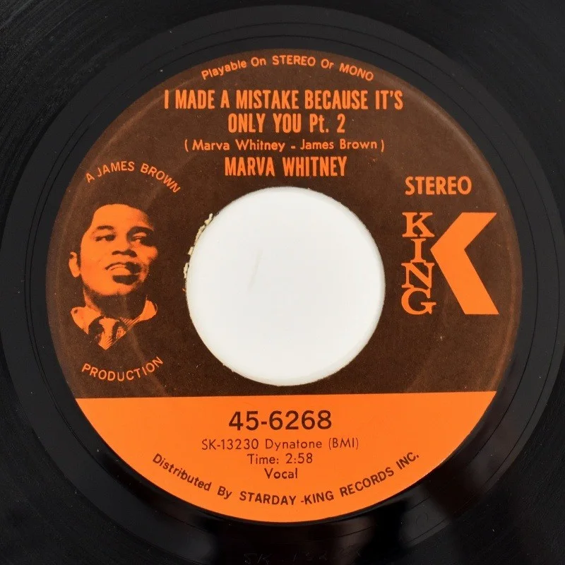Marva Whitney - I Made a Mistake / It's Only You (7" Vinyl), image 2