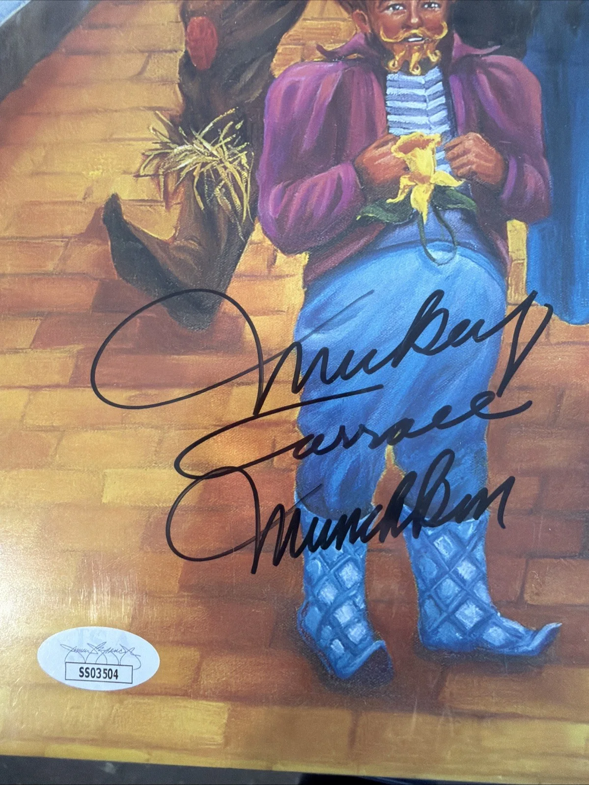 Wizard of Oz Signed 11x14 Photo Judy Garland + Cast JSA COA Autograph Poster, изображение 2