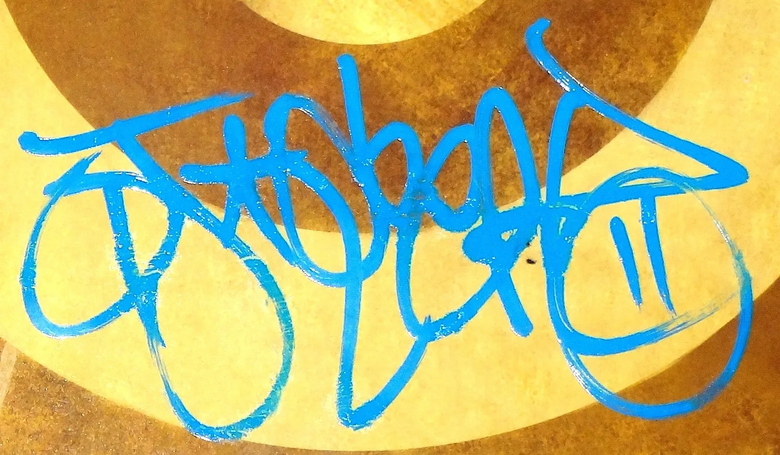 DR OCTAGON HAND SIGNED AUTOGRAPHED BLUE FLOWERS VINYL SINGLE BY 3! RARE W/PROOF!, изображение 3