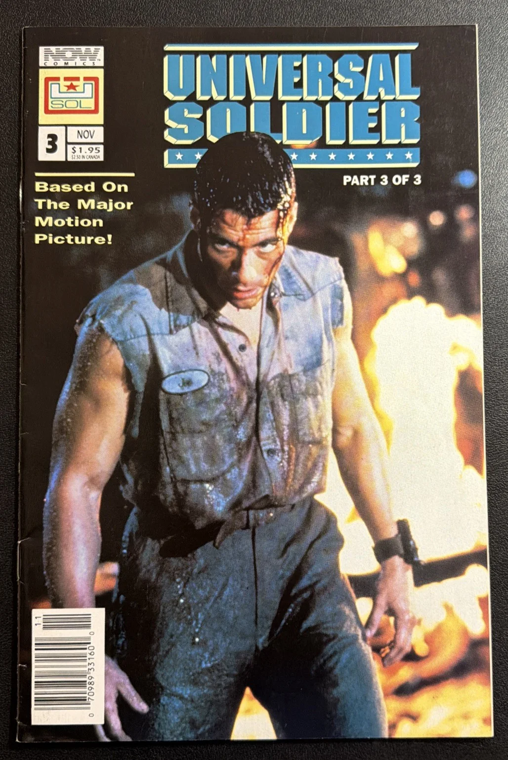 Jean-Claude Van Damme Signed 8x10 Universal Soldier Photo + Comic, изображение 4