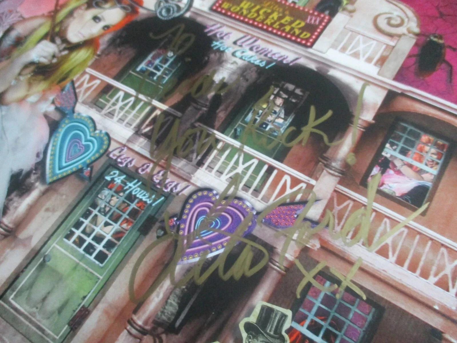 LITA FORD (THE RUNAWAYS) AUTHENTIC AUTOGRAPHED/SIGNED VINYL RECORD ALBUM COVER, изображение 2