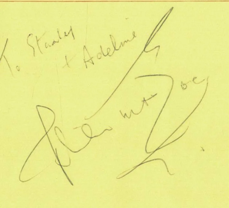 Phillip Madoc — Philip Madoc Doctor Who Autographed Signed Album Page AMCo COA 22801, изображение 2