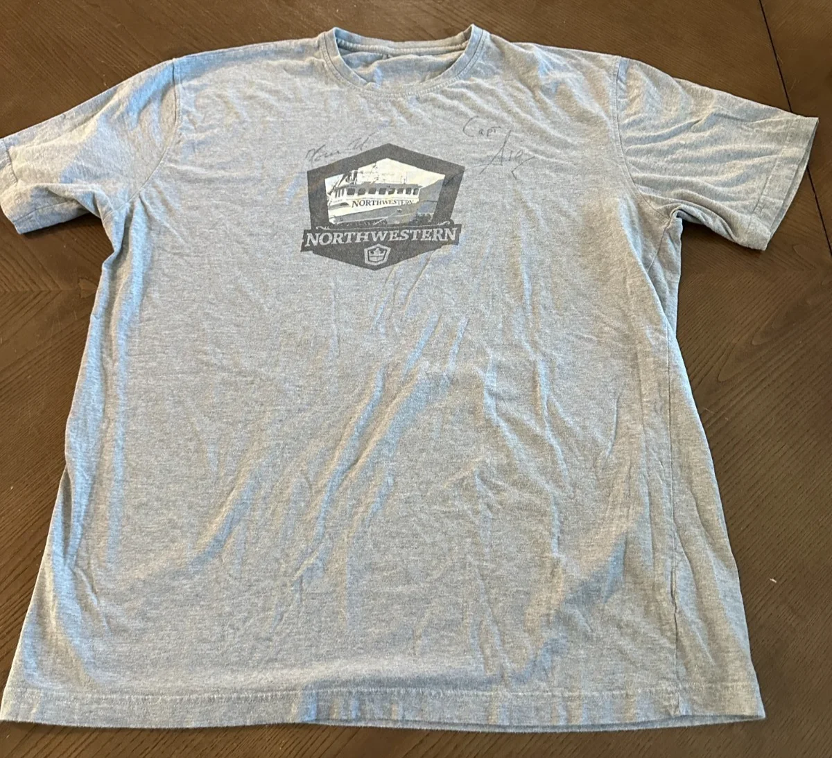Sig, Norman Hansen — 3XL Northwestern Deadliest Catch Sig Hansen Norman Hansen Signature Shirt, изображение 3