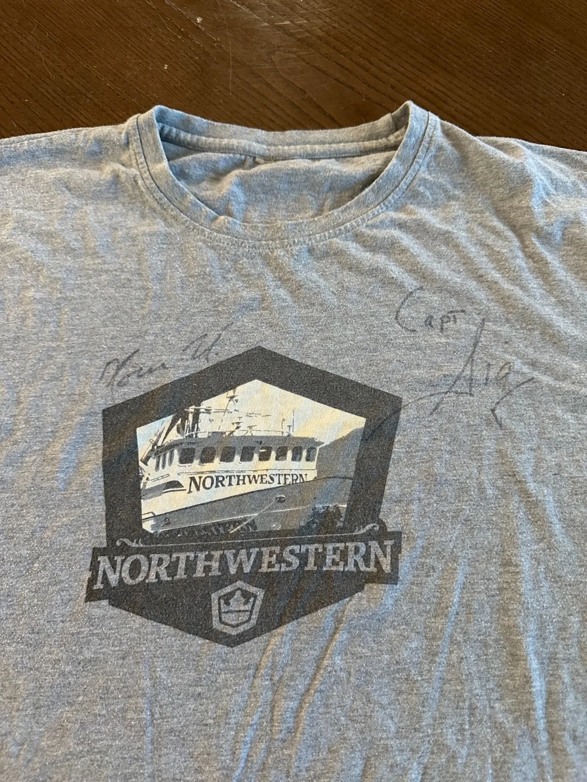Sig, Norman Hansen — 3XL Northwestern Deadliest Catch Sig Hansen Norman Hansen Signature Shirt, изображение 4