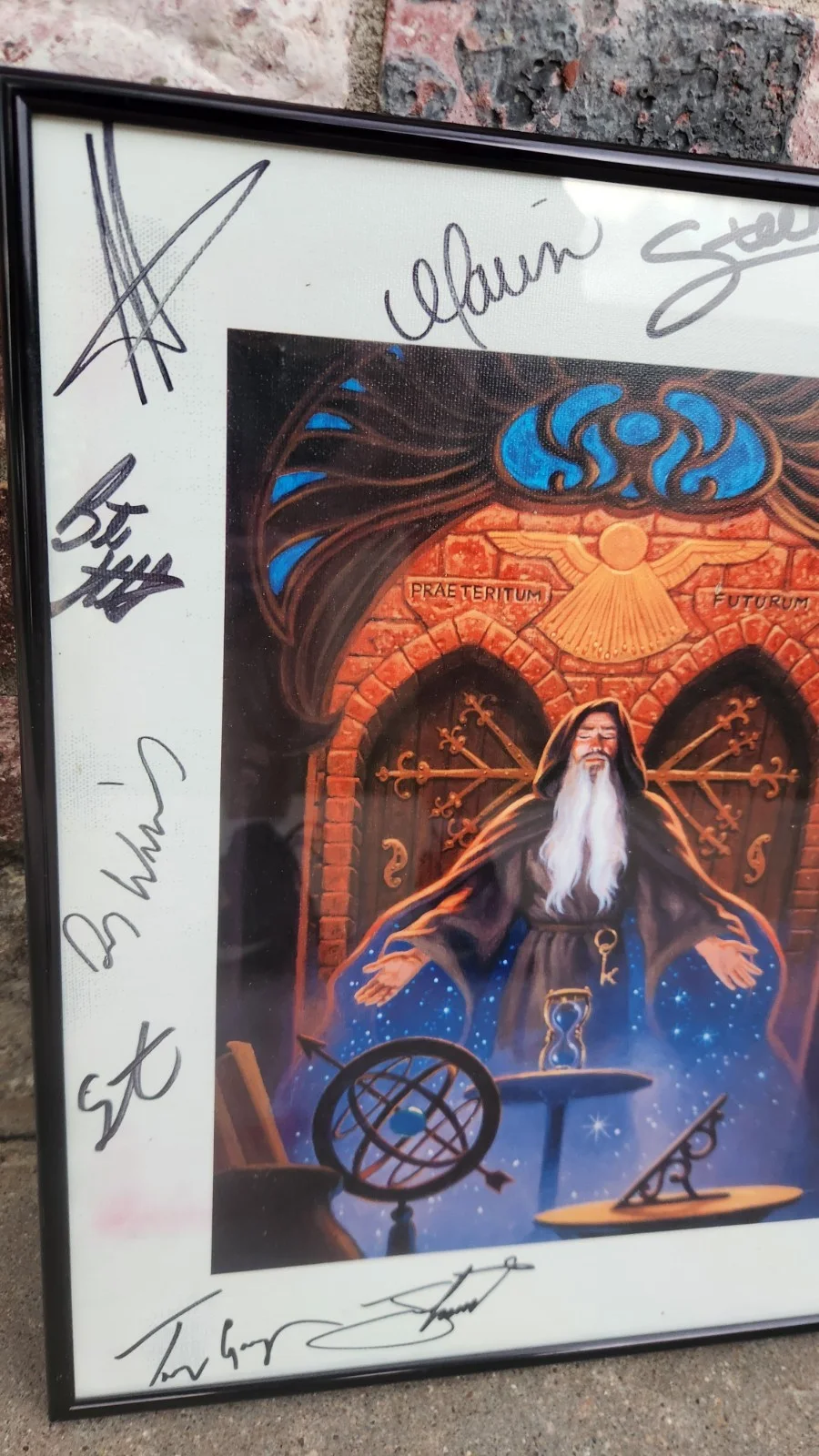 TRANS-SIBERIAN ORCHESTRA AUTOGRAPHED / SIGNED CAST 2007 Winter Tour 49" x 26", изображение 3