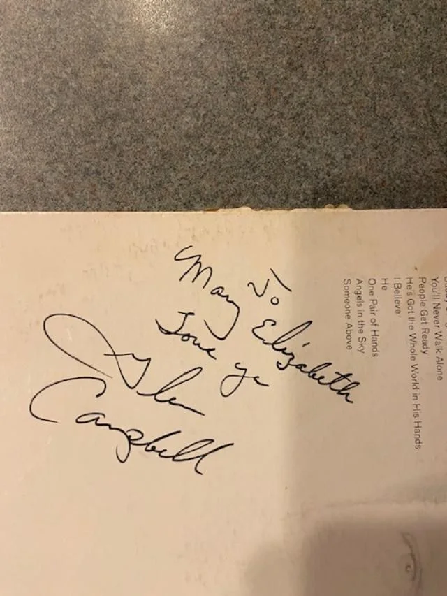 Glen Campbell JSA #CN06418 Signed Autograph Album Record Vinyl Oh Happy Day, image 2