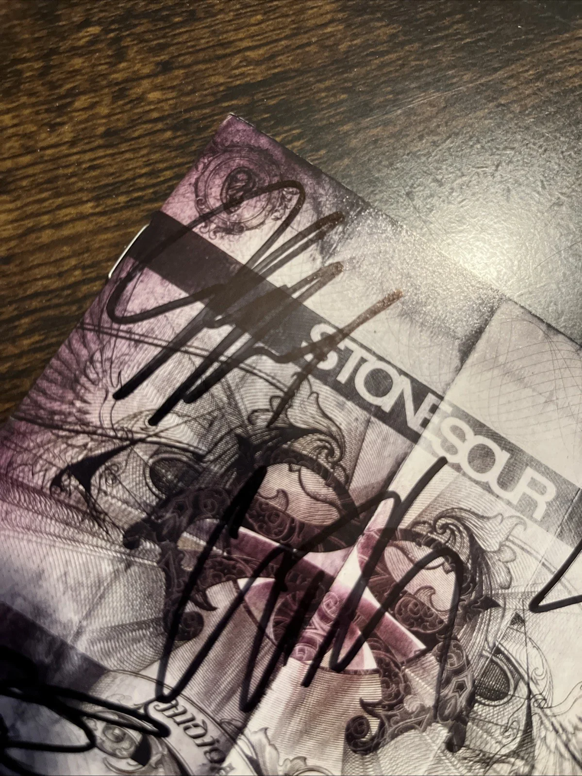 Stone Sour - Audio Secrecy Signed Autographed Cd Booklet Slipknot Corey Taylor, image 3