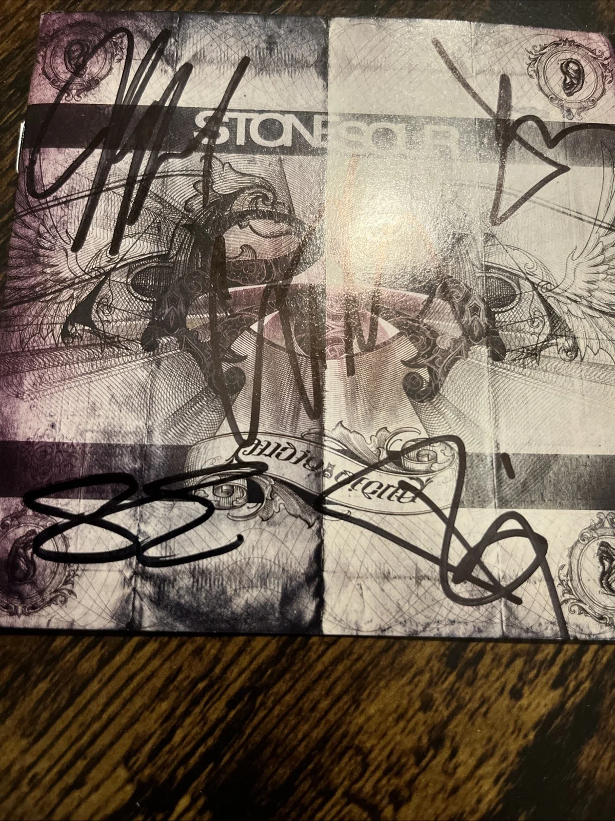 Stone Sour - Audio Secrecy Signed Autographed Cd Booklet Slipknot Corey Taylor, image 5