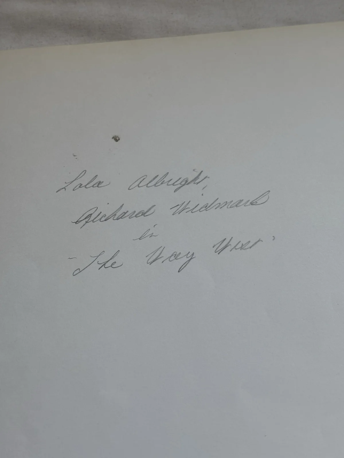 RICHARD WIDMARK Signed 8” x 10” With Lola Albright In “The Way West”., изображение 4
