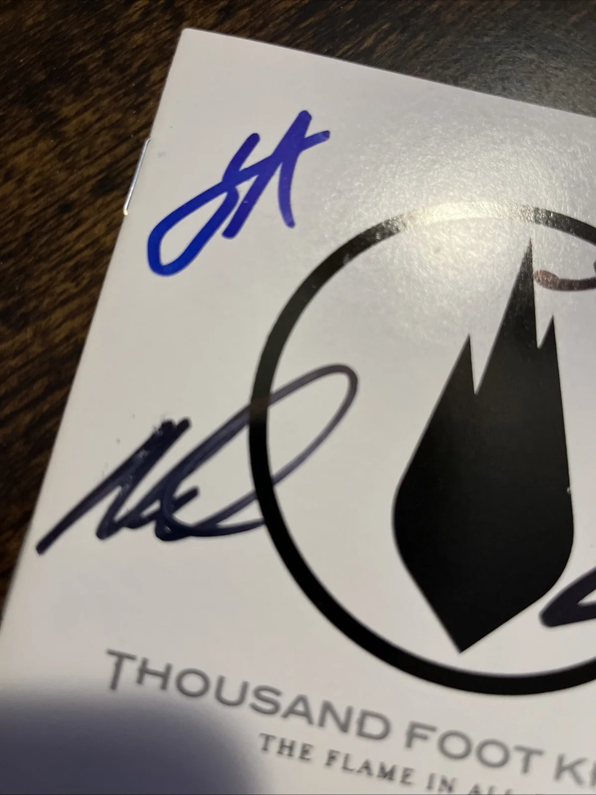 The Flame in All of Us by Thousand Foot Krutch Signed CD Book 2007, Tooth & Nail, изображение 4