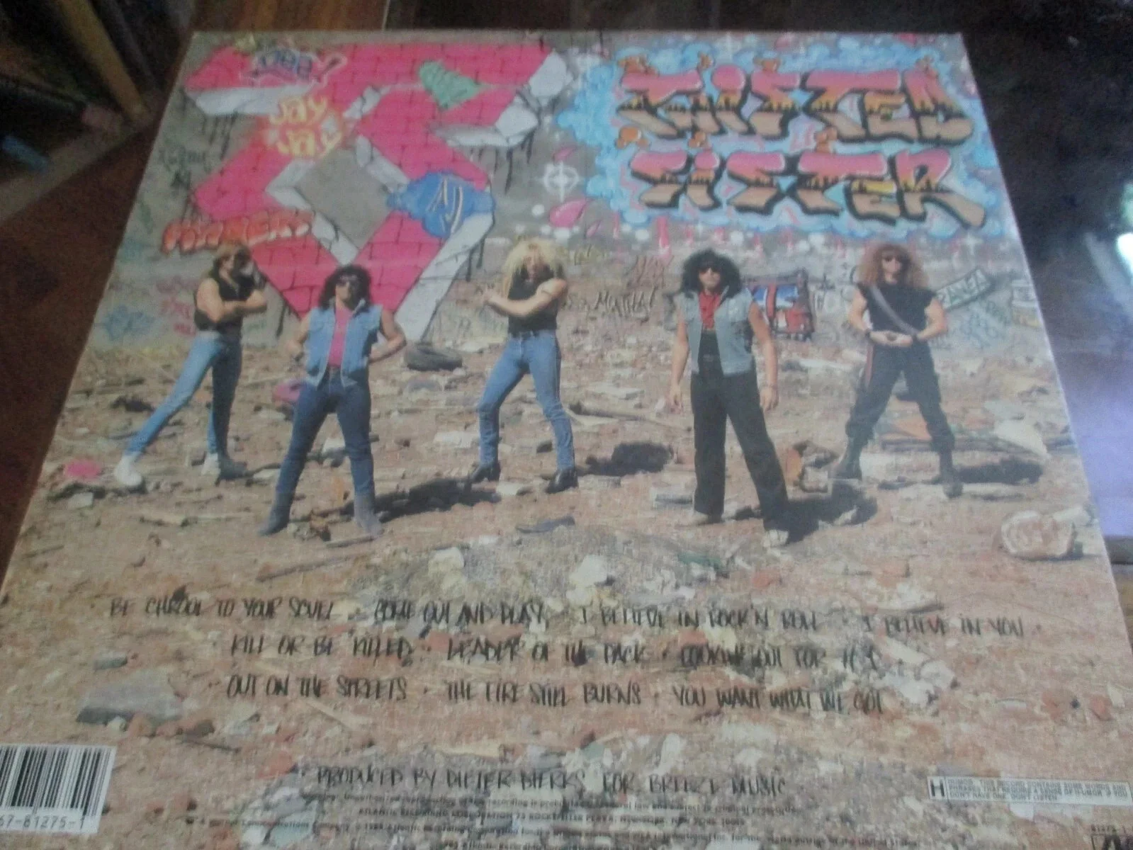 TWISTED SISTER AUTHENTIC AUTOGRAPHED/SIGNED VINYL RECORD ALBUM COVER DEE SNIDER, изображение 5