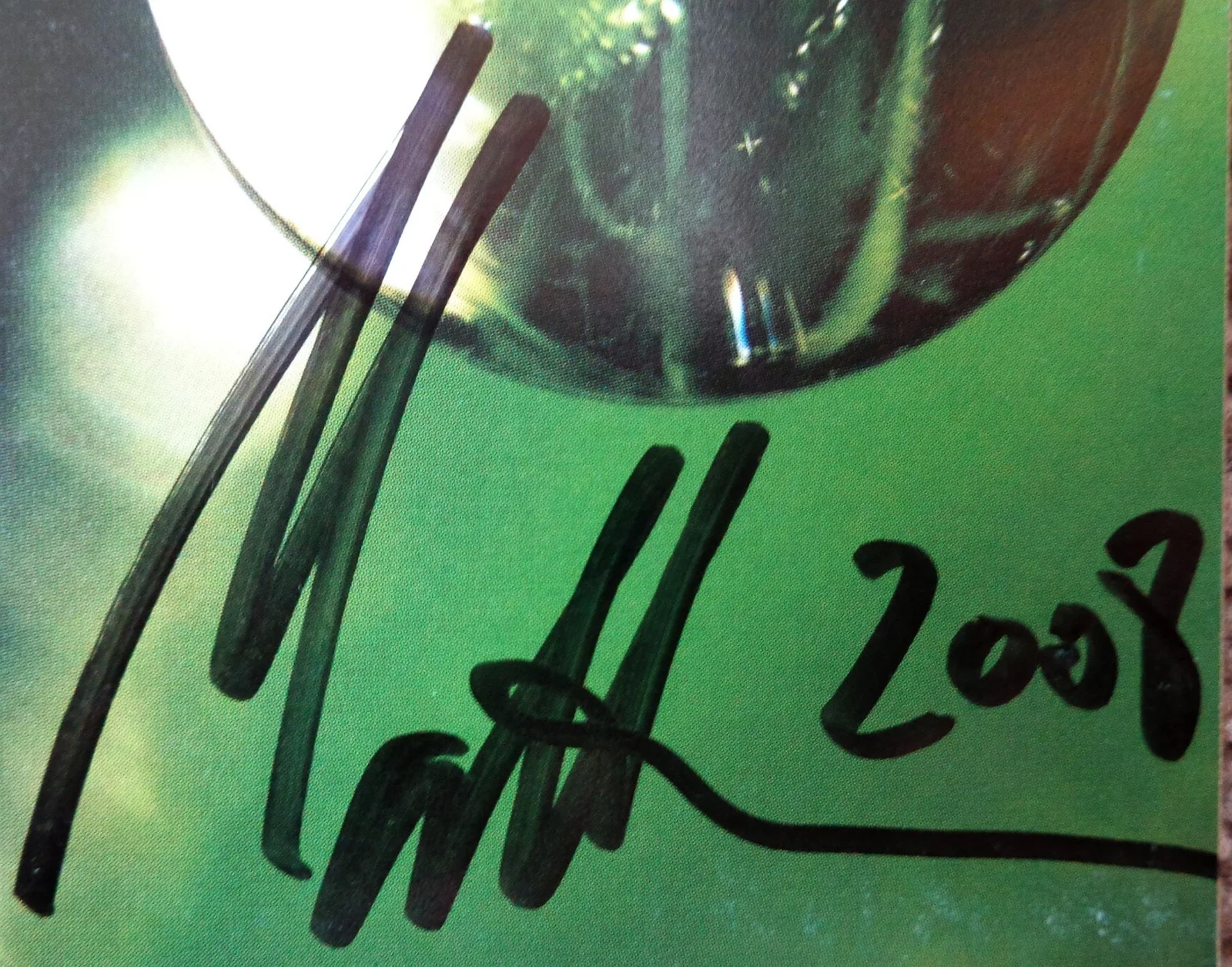Signed MATTHEW SWEET CD BOOKLET Autograph Sunshine Lies (CD not included), image 2