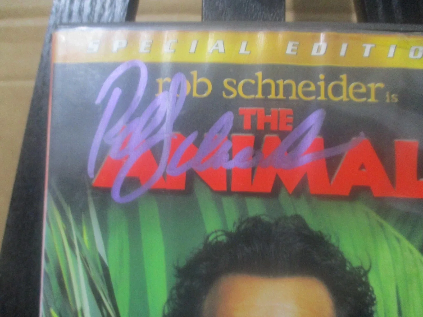 ROB SCHNEIDER — ROB SCHNEIDER AUTHENTIC AUTOGRAPHED/SIGNED THE ANIMAL DVD COVER, image 3