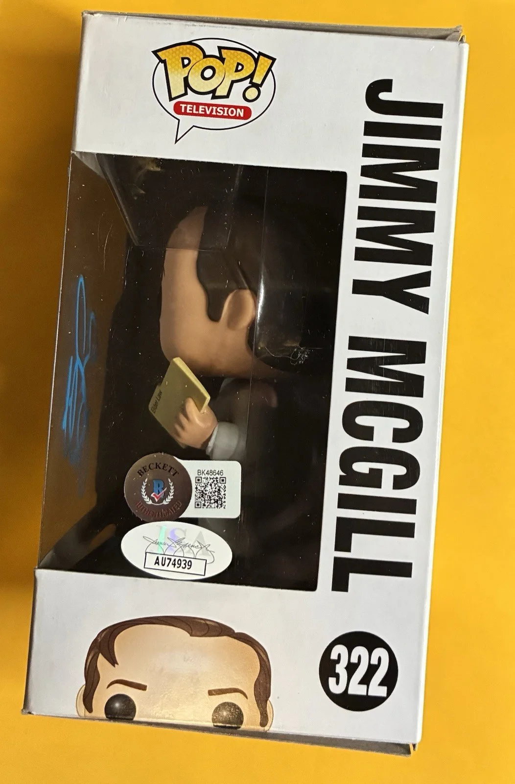 Bob Odenkirk — Bob OdenKirk Signed Jimmy McGill Better Call Funko #322 JSA/Beckett Free Ship, image 2