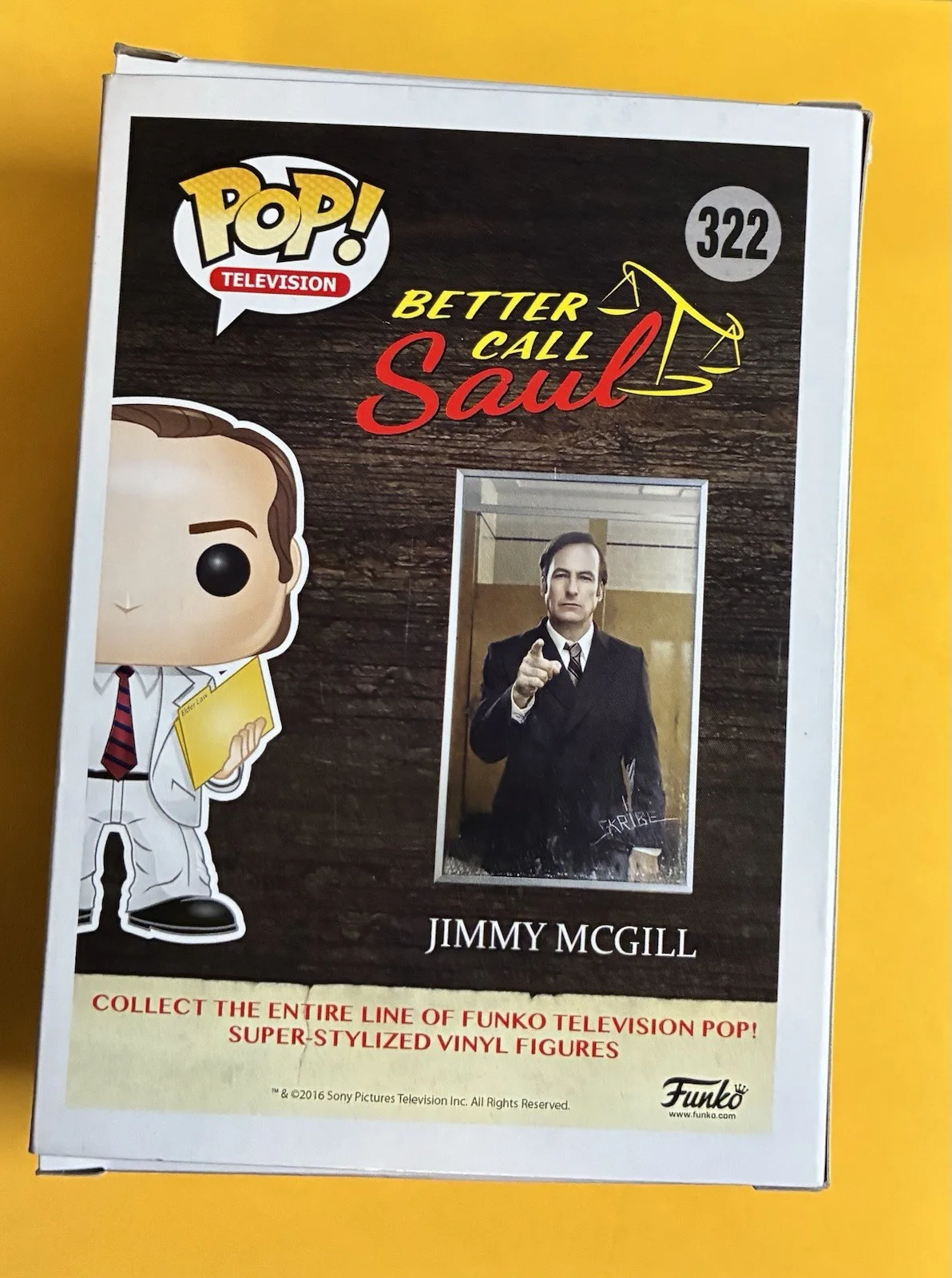 Bob Odenkirk — Bob OdenKirk Signed Jimmy McGill Better Call Funko #322 JSA/Beckett Free Ship, image 3