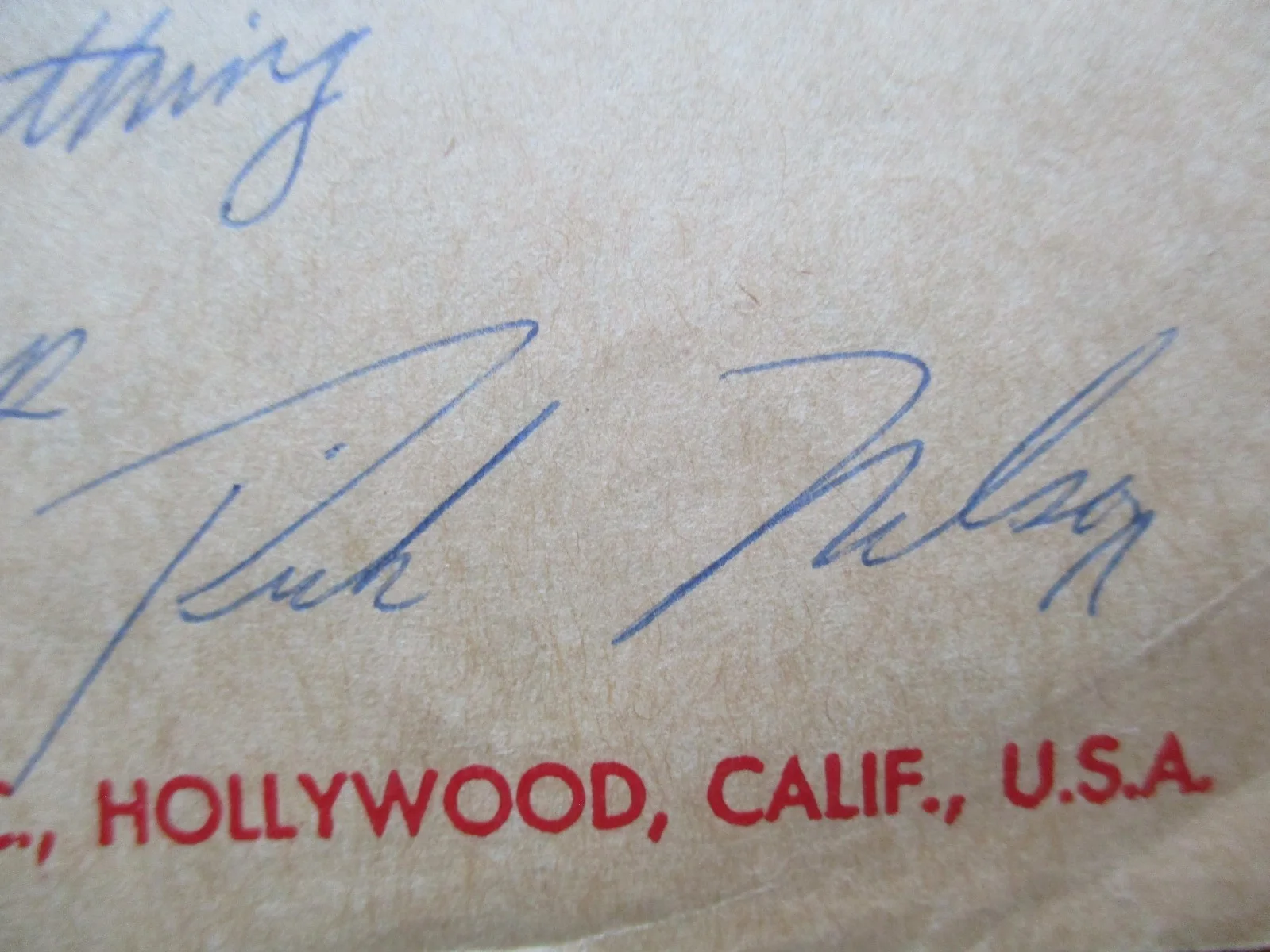 Ricky Nelson Signed/Inscribed 45 RPM Poor Little Fool John Gilliland Estate, изображение 5