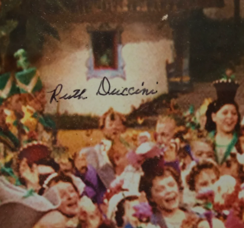 Wizard of Oz Munchkin Ruth Duccini autograph 8x10 picture, изображение 2
