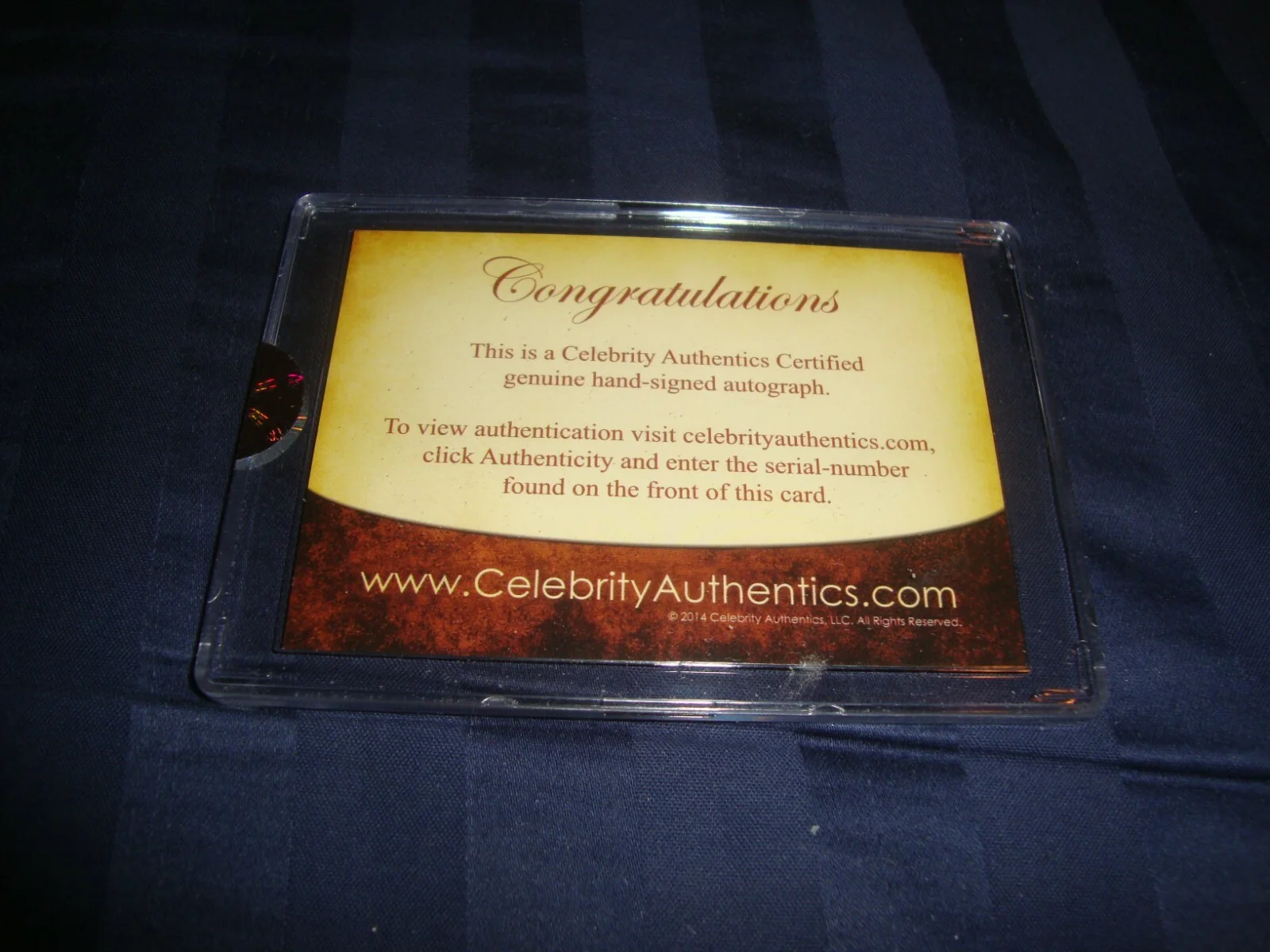 James Bond Daniel Craig Legendary Cuts Card Signed, image 2