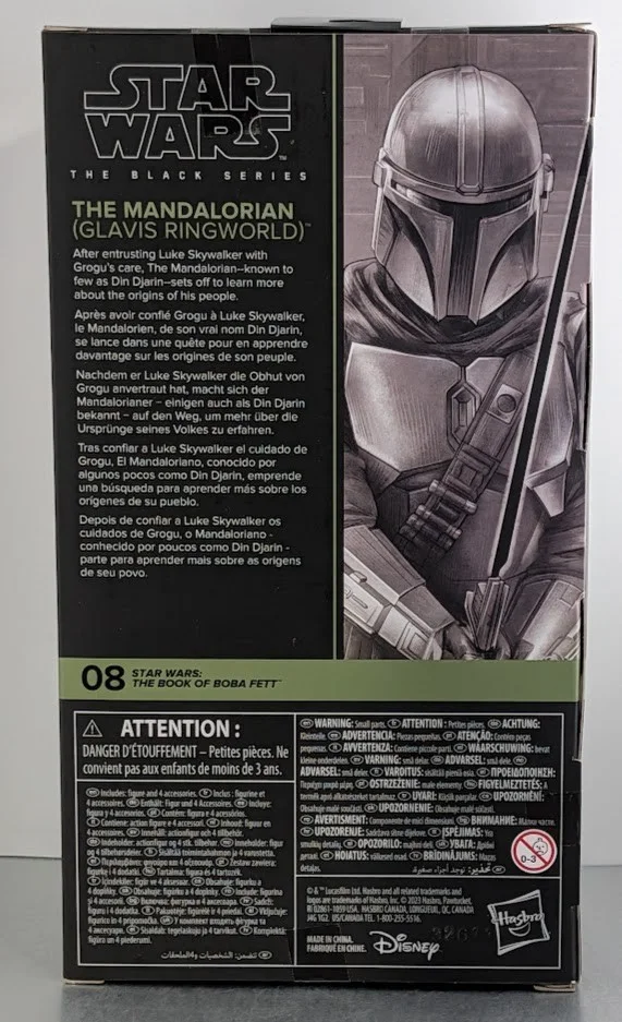 Barry Lowin — Barry Lowin Autographed Signed Quoted Star Wars The Mandalorian Figure Hasbro, изображение 2