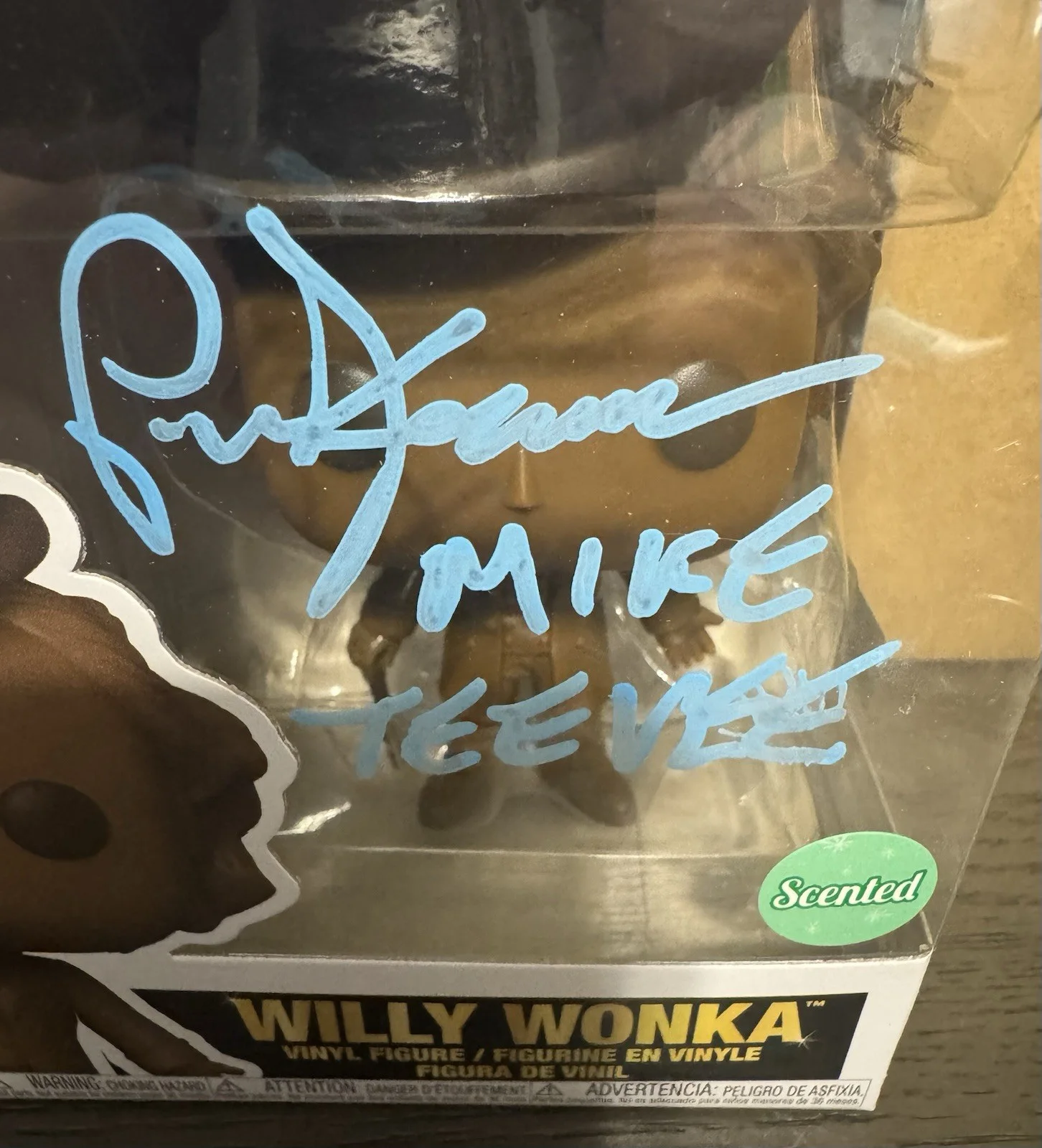 Paris Themmen — Signed Paris Themmen Mike Teevee Funko Pop Willy Wonka OCCM Authentication, image 2
