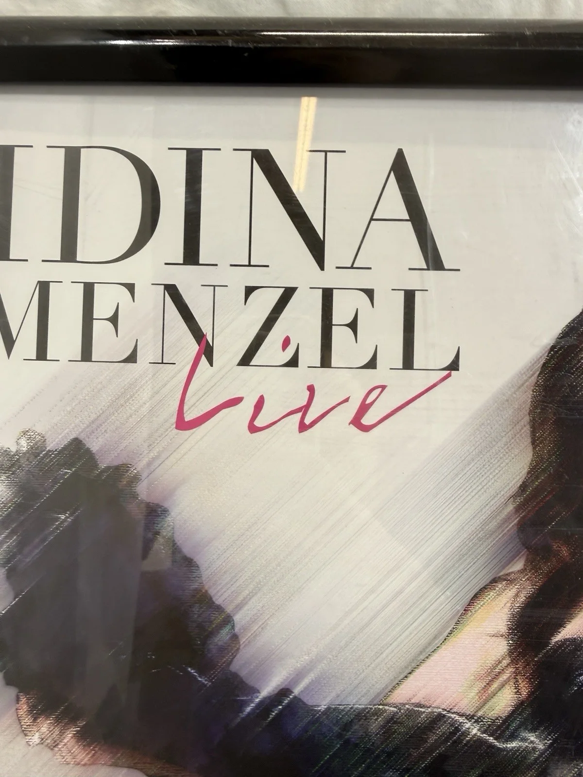 Idina Menzel Signed Live Framed Tour Poster Autograph Wicked Frozen Broadway, image 3