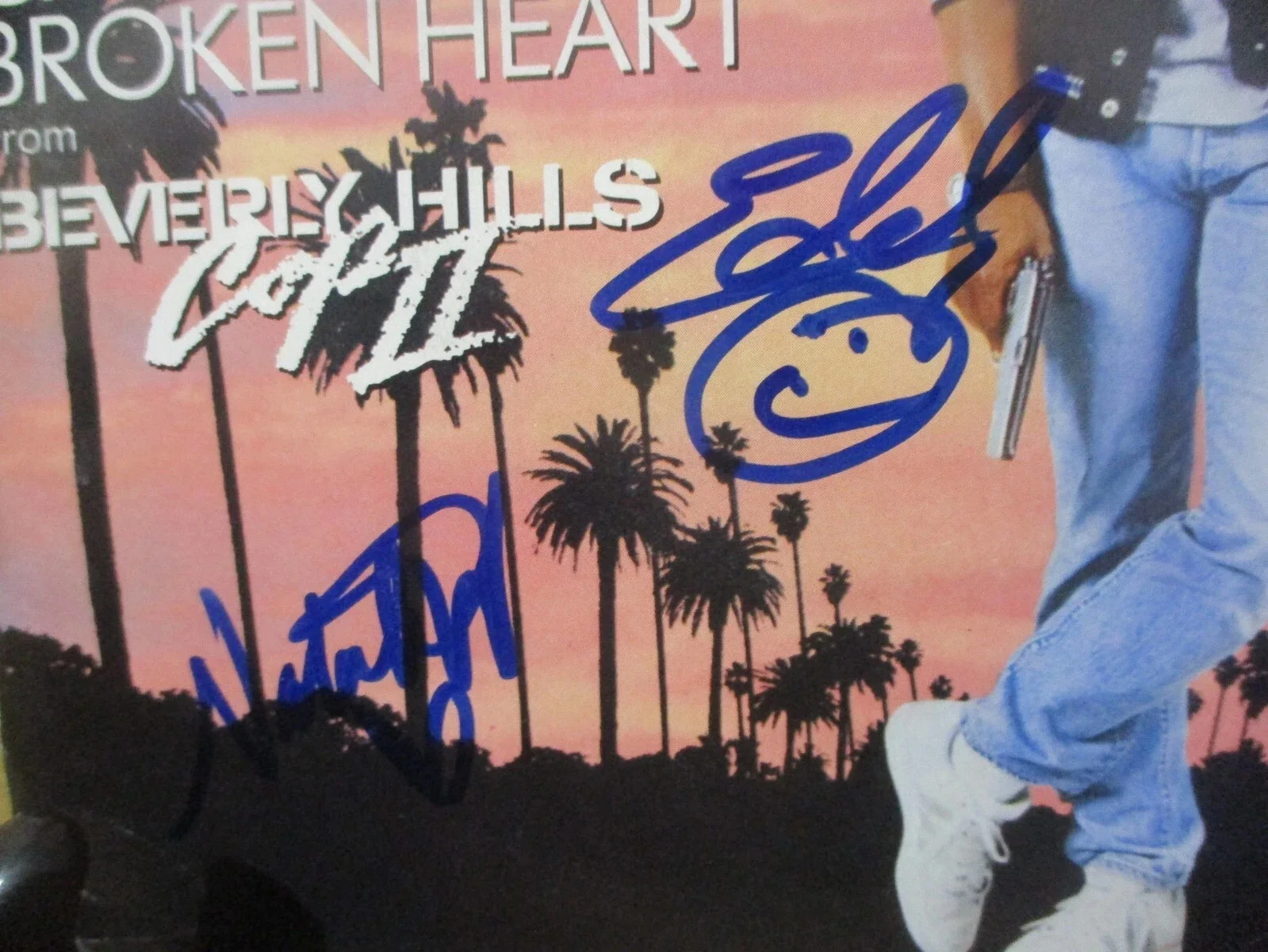 THE JETS AUTHENTIC AUTOGRAPHED/SIGNED VINYL 45 RECORD-EDDIE WOLFGRAMM + 3, image 2