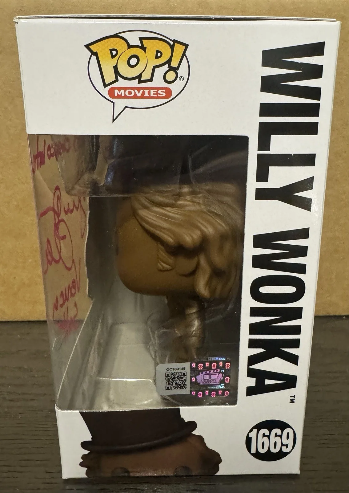 Julie Dawn Cole — Signed Julie Dawn Cole Veruca Salt Funko Pop Willy Wonka OCCM Authentication, image 3